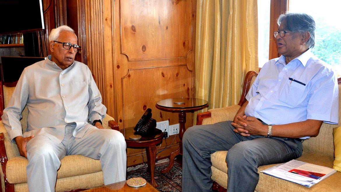 New VC Kashmir University meets Governor